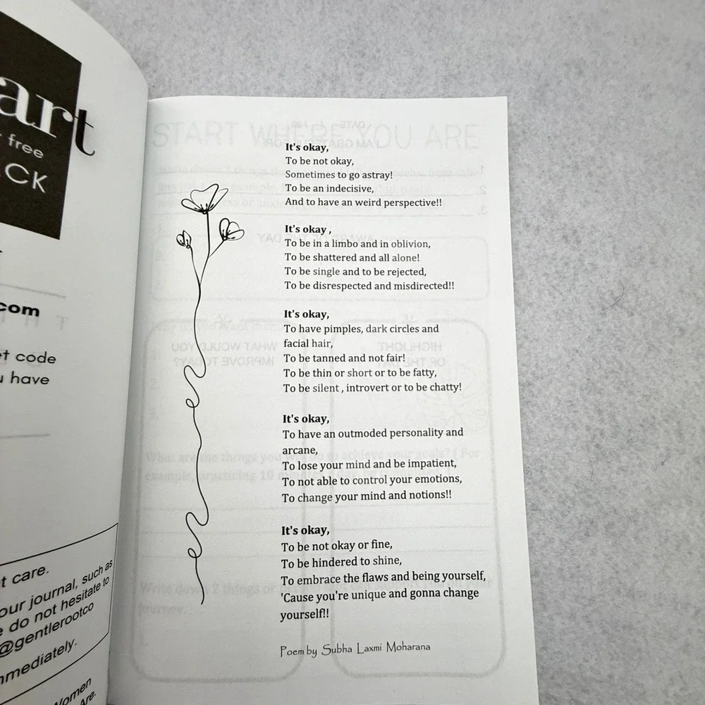 Perfectly Imperfect: Self-Love Workbook &‎ Gratitude Journal Gentle Root Co